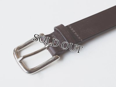 画像3: Whitehouse Cox（ホワイトハウスコックス）B-2153 Bridle Leather 28mm Belt（ブライドルレザーベルト）/Havana（ハバナ）※36インチのみ