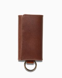 20%OFF！！Whitehouse Cox（ホワイトハウスコックス）S9692 Key Case With Ring（キーケース）/Brown×Tan（ブラウン×タン）