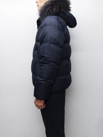 画像2: 【OUTLET】DUVETICA（デュベティカ）VEGACINQUE（ベガチンクエ）Grey Fur-FinRacoon/770（blu navy）ネイビー※サイズ48のみ