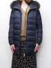 画像4: 【OUTLET】DUVETICA -Women-（デュベティカ）BLODWEN（ブロドウェン）Grey Fur-FinRacoon/770（blu navy）ネイビー※サイズ42のみ