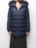 画像1: 【OUTLET】DUVETICA -Women-（デュベティカ）BLODWEN（ブロドウェン）Grey Fur-FinRacoon/770（blu navy）ネイビー※サイズ42のみ (1)