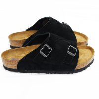 BIRKENSTOCK（ビルケンシュトック）ZURICH（チューリッヒ）"ソフトフットベッド"/Black Suede（ブラックスエード）