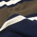 画像6: ＜50%OFF＞BARBARIAN（バーバリアン）クラシック ラガーシャツ（CENTER STRIPES）”旧モデル” / Navy×Ivory×Moss（ネイビー×アイボリー×モスグリーン）※Sサイズのみ