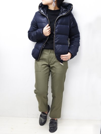 画像1: 【OUTLET】DUVETICA -Women-（デュベティカ）THIADUE-wool（ティアドゥエウール）/176000（ultrablu melange）ネイビー