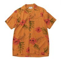 50%OFF！！TWO PALMS（トゥーパームス）HAWAIIAN SHIRT（ハワイアンシャツ）"Garment Dye"/Orange（オレンジ）※Sサイズのみ