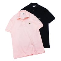 30%OFF！！【期間限定8/18まで】LACOSTE（ラコステ）Classic Fit Pique Polo Shirt（クラシックフィットピケポロシャツ）/Flamant（フラミンゴ）・Black（ブラック）※Imported from France
