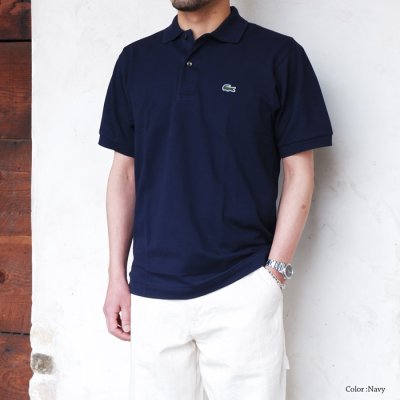 画像3: LACOSTE（ラコステ）Classic Fit Pique Polo Shirt（クラシックフィットピケポロシャツ）/Flamant（フラミンゴ）※Imported from France※サイズ2のみ