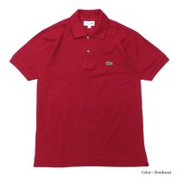 LACOSTE（ラコステ）Classic Fit Pique Polo Shirt（クラシックフィットピケポロシャツ）/Bordeaux（ボルドー）※Imported from France※サイズ2のみ