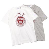 40%OFF！！Champion（チャンピオン）T1011 US Print T-Shirt（ティーテンイレブンUSプリントTシャツ）"HARVARD"/White×Red（ホワイト×レッド）・Oxford（オックスフォードグレー）Made in USA