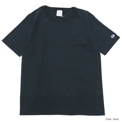 画像1: Champion（チャンピオン）T1011 US T-Shirt（ティーテンイレブンUSショートスリーブTシャツ）/Navy（ネイビー）Made in USA