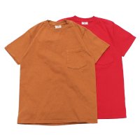 Goodwear（グッドウェア）Short Sleeve Crew Neck Pocket Tee（ショートスリーブクルーネックポケット付Tシャツ）/Caramel Brown（キャラメルブラウン）・Ruby Red（ルビーレッド）
