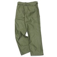 30%OFF！！A VONTADE（アボンタージ）Baker Trousers with Belt（ベイカートラウザー）KL Mil. Back Sateen/Olive（オリーブ）