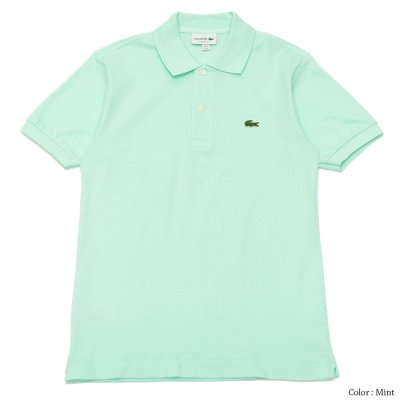 画像1: LACOSTE（ラコステ）Classic Fit Pique Polo Shirt（クラシックフィットピケポロシャツ）/Mint（ミントグリーン）※Imported from France※サイズ2のみ