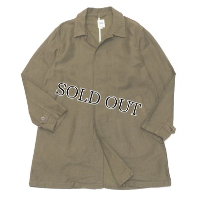 画像1: 30%OFF！！F.O.B FACTORY（エフオービーファクトリー）FRENCH BASK COAT（フレンチバスクコート）CL DOUBLECLOTH BACK SATIN/Olive（オリーブ）