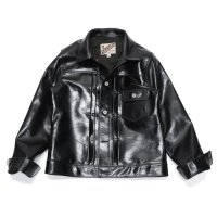 Y'2 LEATHER（ワイツーレザー）ANILINE HORSE 1st Type Jacket（アニリンホースファーストタイプジャケット）/Black（ブラック）