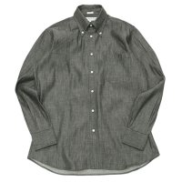 INDIVIDUALIZED SHIRTS（インディビジュアライズドシャツ）Classic Fit B.D. Shirt（クラシックフィットボタンダウンシャツ）"RIGID DENIM"/Black（ブラック）
