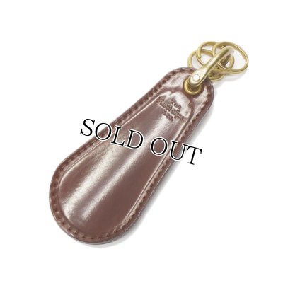 画像1: Rutt shoes（ラッドシューズ）SHOE HORN&KEY HOLDER（シューホーン&キーホルダー）SHELL CORDOVAN/#4×#8（ブラウンレッド系×ダークバーガンディ系）