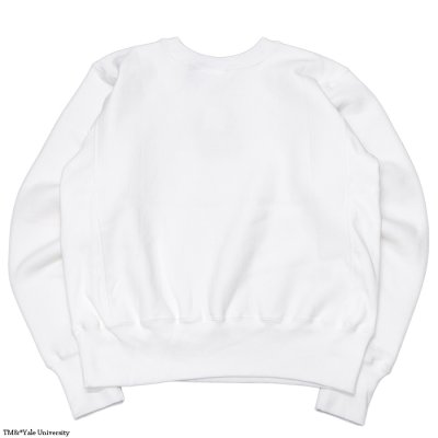 画像2: Champion（チャンピオン）REVERSE WEAVE CREW NECK SWEATSHIRT（リバースウィーブクルーネックスウェットシャツ）"YALE"/White（ホワイト）Made in USA※Mサイズのみ