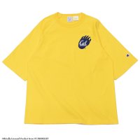 40%OFF！！Champion（チャンピオン）T1011 US Print Raglan Sleeve T-Shirt（ティーテンイレブンUSプリントラグランスリーブTシャツ）"UC.BERKELEY"/Yellow（イエロー）Made in USA