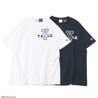 40%OFF！！Champion（チャンピオン）T1011 US Print T-Shirt（ティーテンイレブンUSプリントTシャツ）"YALE"/White（ホワイト）・Navy（ネイビー）Made in USA