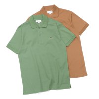30%OFF！！【期間限定8/18まで】LACOSTE（ラコステ）Classic Fit Pique Polo Shirt（クラシックフィットピケポロシャツ）/Ash Tree（アッシュツリー）・Pecan（ピーカン）※Imported from France