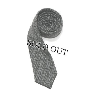 画像2: ENGINEERED GARMENTS（エンジニアードガーメンツ）NECK TIE（ネクタイ）Poly Wool Herringbone/Grey（グレー）