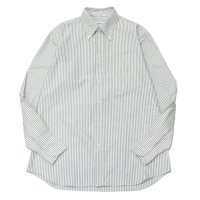 INDIVIDUALIZED SHIRTS（インディビジュアライズドシャツ）Classic Fit B.D. Shirt（クラシックフィットボタンダウンシャツ）"VINTAGE CANDY STRIPE"/Ivory×Navy（アイボリー×ネイビー）
