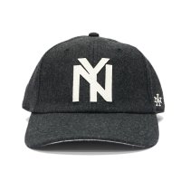 AMERICAN NEEDLE（アメリカンニードル）BASEBALL CAP（ベースボールキャップ）"NY"/Black Gray（ブラックグレー）