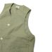 画像7: 30%OFF！！Post O'Alls（ポストオーバーオールズ）DEE Vest（ディー・ベスト）Hemp Cotton Poplin/Natural（ナチュラル）・Sage（セージ）