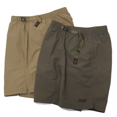 画像1: GRAMICCI（グラミチ）NYLON PACKABLE G-SHORT（ナイロンパッカブルGショーツ）Durable Nylon/Coyote（コヨーテ）・Dark Brown（ダークブラウン）