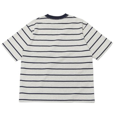 画像2: L.L.Bean（エルエルビーン）Union Short Sleeve Striped T-Shirt（ユニオンショートスリーブストライプTシャツ）-JAPAN EDITION-/Birch×Dk.Navy（バーチ×ダークネイビー）