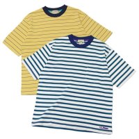 30%OFF！！L.L.Bean（エルエルビーン）Union Short Sleeve Striped T-Shirt（ユニオンショートスリーブストライプTシャツ）-JAPAN EDITION-/White×Royal×Teal（ホワイト×ロイヤル×ティール）・Cream Yellow×Navy（クリームイエロー×ネイビー）