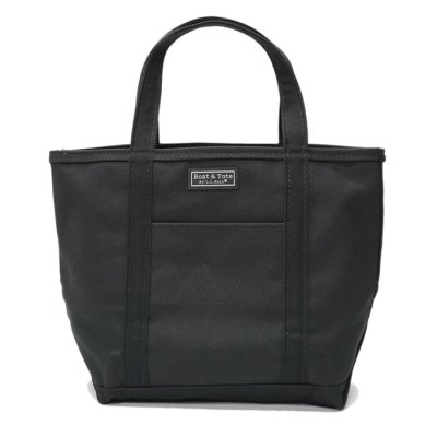 画像1: L.L.Bean（エルエルビーン）Zip Top Boat&Tote with Pocket "M"（ジップトップボートアンドトートウィズポケットM）/Black×Black（ブラック×ブラック）