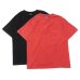 画像1: Good On（グッドオン）Short Sleeve Crew Neck Pocket Tee（ショートスリーブクルーネックポケット付きTシャツ）"Vintage Dye"/Red（レッド）・Black（ブラック） (1)