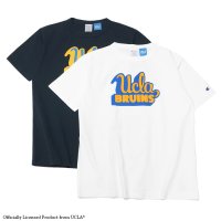 30%OFF！！Champion（チャンピオン）T1011 US Print T-Shirt（ティーテンイレブンUSプリントTシャツ）"UCLA"/White（ホワイト）・Navy（ネイビー）Made in USA