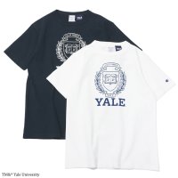 30%OFF！！Champion（チャンピオン）T1011 US Print T-Shirt（ティーテンイレブンUSプリントTシャツ）"YALE"/White（ホワイト）・Navy（ネイビー）Made in USA