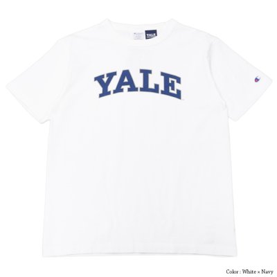 画像2: Champion（チャンピオン）T1011 US Print T-Shirt（ティーテンイレブンUSプリントTシャツ）"YALE"/White×Navy（ホワイト×ネイビー）・Navy×White（ネイビー×ホワイト）Made in USA