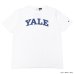 画像2: Champion（チャンピオン）T1011 US Print T-Shirt（ティーテンイレブンUSプリントTシャツ）"YALE"/White×Navy（ホワイト×ネイビー）・Navy×White（ネイビー×ホワイト）Made in USA (2)