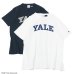 画像1: Champion（チャンピオン）T1011 US Print T-Shirt（ティーテンイレブンUSプリントTシャツ）"YALE"/White×Navy（ホワイト×ネイビー）・Navy×White（ネイビー×ホワイト）Made in USA (1)