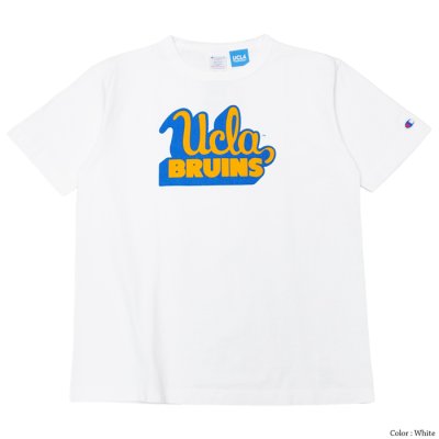 画像2: Champion（チャンピオン）T1011 US Print T-Shirt（ティーテンイレブンUSプリントTシャツ）"UCLA"/White（ホワイト）・Navy（ネイビー）Made in USA