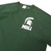 画像4: Champion（チャンピオン）T1011 Raglan Short Sleeve T-Shirt（ティーテンイレブンラグランショートスリーブTシャツ）"MICHIGAN STATE"/Moss Green（モスグリーン）Made in USA※Lサイズのみ