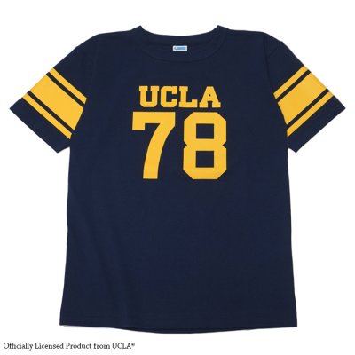 画像1: Champion（チャンピオン）WIN 1/4 Sleeve Football T-Shirt（ウィン1/4スリーブフットボールTシャツ）"UCLA"/Navy（ネイビー）TRUE TO ARCHIVES