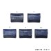 画像11: WILD SWANS（ワイルドスワンズ）TONGUE（タング）マルチコインケース/藍染"クロコダイル"×ブラック"イングリッシュブライドル"