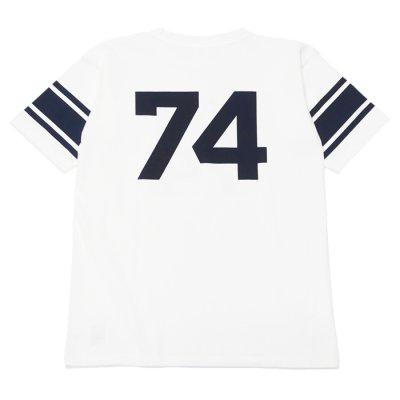 画像2: Champion（チャンピオン）WIN 1/4 Sleeve Football T-Shirt（ウィン 1/4 スリーブフットボールTシャツ）"YALE"/White（ホワイト）TRUE TO ARCHIVES