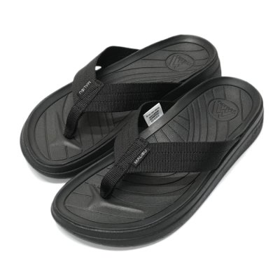 画像2: MALIBU SANDALS（マリブサンダルズ）SURFRIDER（サーフライダー）POLYESTER/Black×Black（ブラック×ブラック）