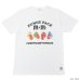 画像2: free rage（フリーレイジ）リサイクルコットンプリントTee"FUNNY FACE"/White（ホワイト）・Yellow（イエロー） (2)