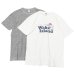 画像1: 30%OFF！！BARNS OUTFITTERS (バーンズアウトフィッターズ) TSURI-AMI Crew Print T-Shirt (吊り編みクループリントTシャツ)"WAKE ISLAND"/White(ホワイト)・Grey(グレー) (1)
