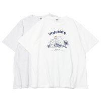 30%OFF！！BARNS OUTFITTERS (バーンズアウトフィッターズ) Tough Neck S/S Print T-Shirt (タフネックプリントTシャツ) "YOSEMITE"/White(ホワイト)・Grey(グレー)