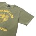 画像5: STUDIO D'ARTISAN（ステュディオ・ダ・ルチザン）USAコットンピグメント加工プリントＴシャツ"S.D.MARINE CORP"/Army Green（アーミーグリーン）※Sサイズのみ