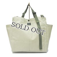 BAGSINPROGRESS×Post O'Alls（バッグズインプログレス×ポストオーバーオールズ）Carry-all Beach Bag（キャリーオールビーチバッグ）Sunforger Cloth/Pearl Gray（パールグレー）